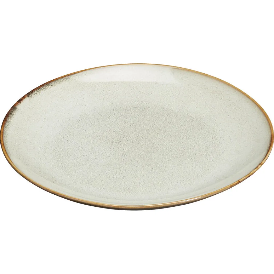 Kwantum Kerstservies|Borden|Ontbijtbord Nordic Uni Beige - ø 22 Cm