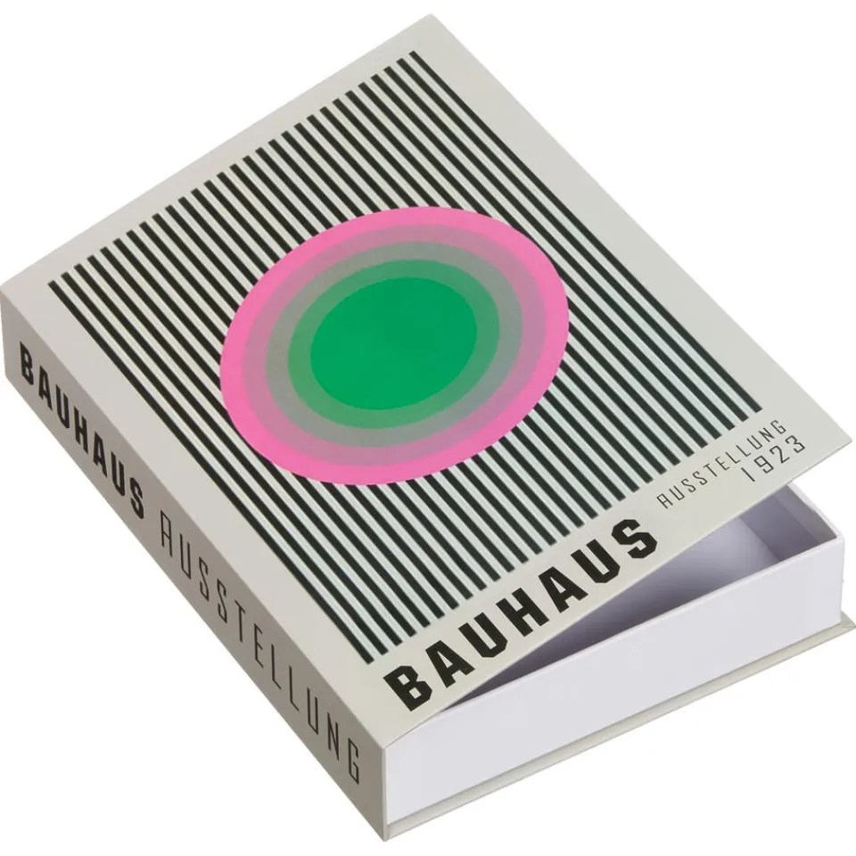 Kwantum Decoratieve Opbergdozen|Opbergboek Bauhaus Grijs 21x30x5 Cm 21x30 Cm