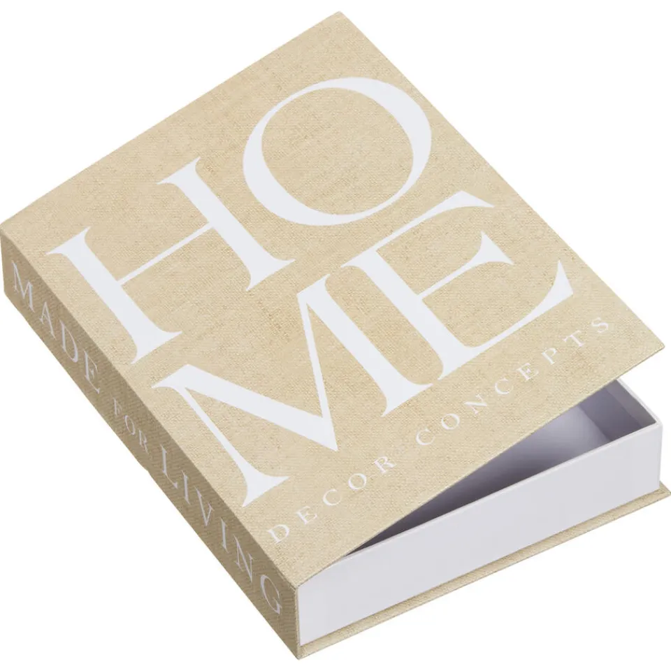 Kwantum Decoratieve Opbergdozen|Opbergboek Home 21x30x5 Cm