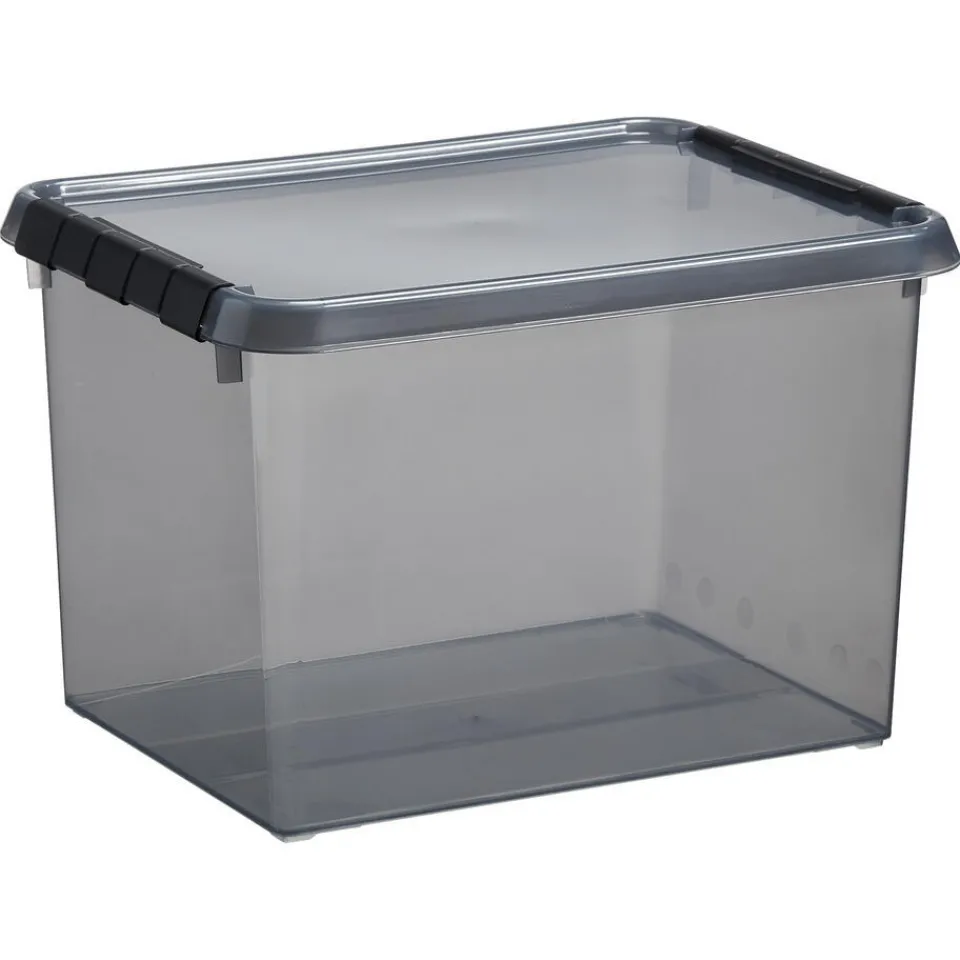 Kwantum Opbergboxen & Lades|Opbergbox Comfort Grijs 22 L