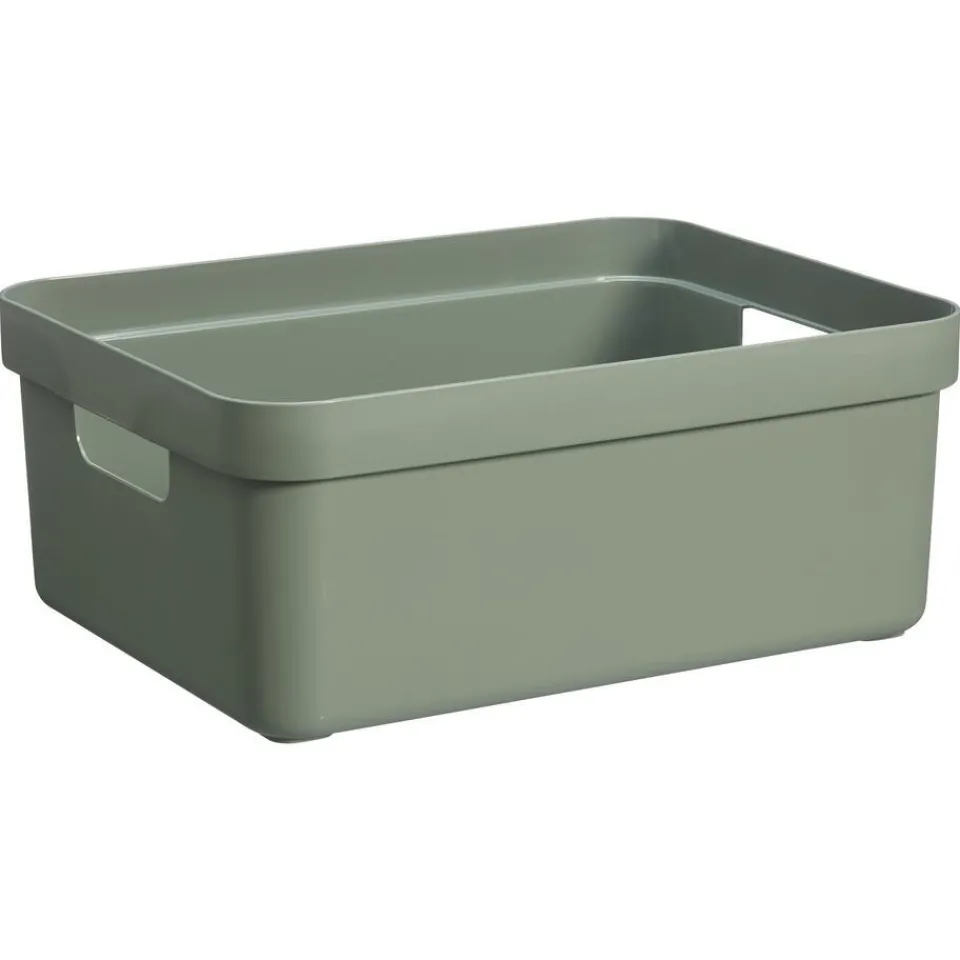 Kwantum Opbergboxen & Lades|Opbergbox Sigma Groen 24 Liter