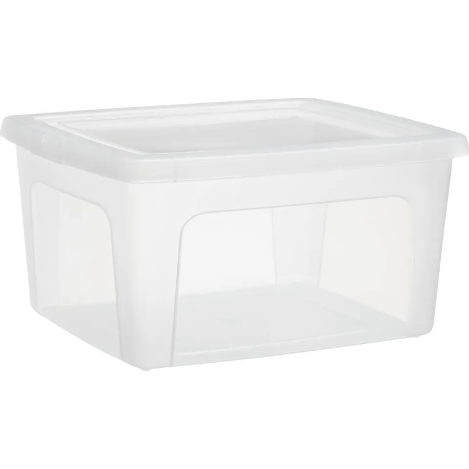 Kwantum Opbergboxen & Lades|Opbergbox Transparant 19 Liter