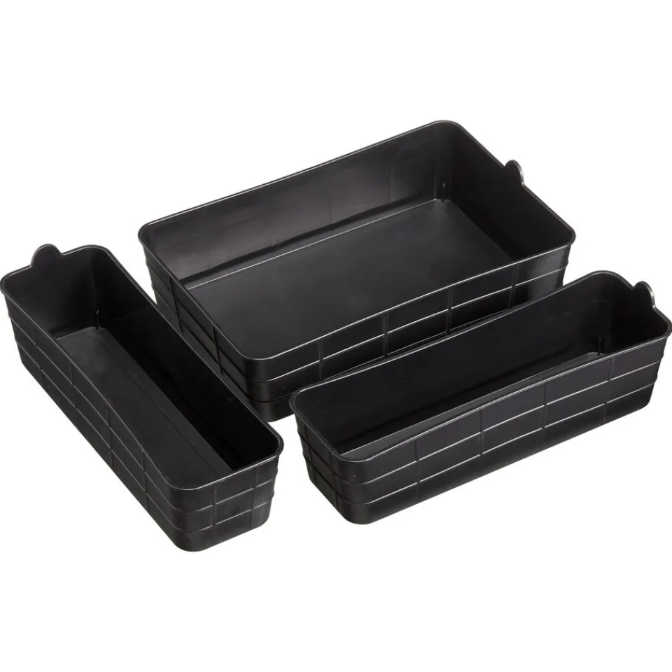 Kwantum Overige Opbergers|Opberger Midi Zwart - 3 Stuks