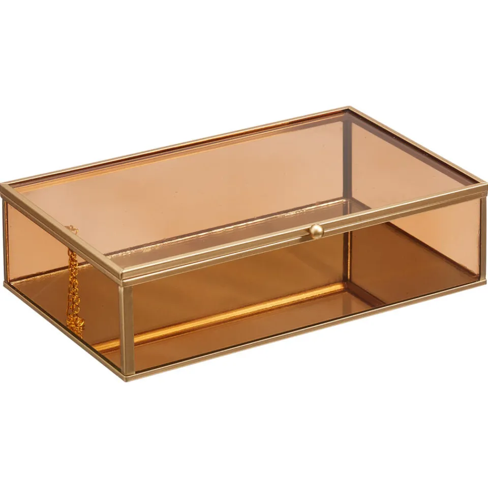 Kwantum Decoratieve Opbergdozen|Opbergkistje Caen Oranje 23x14 Cm