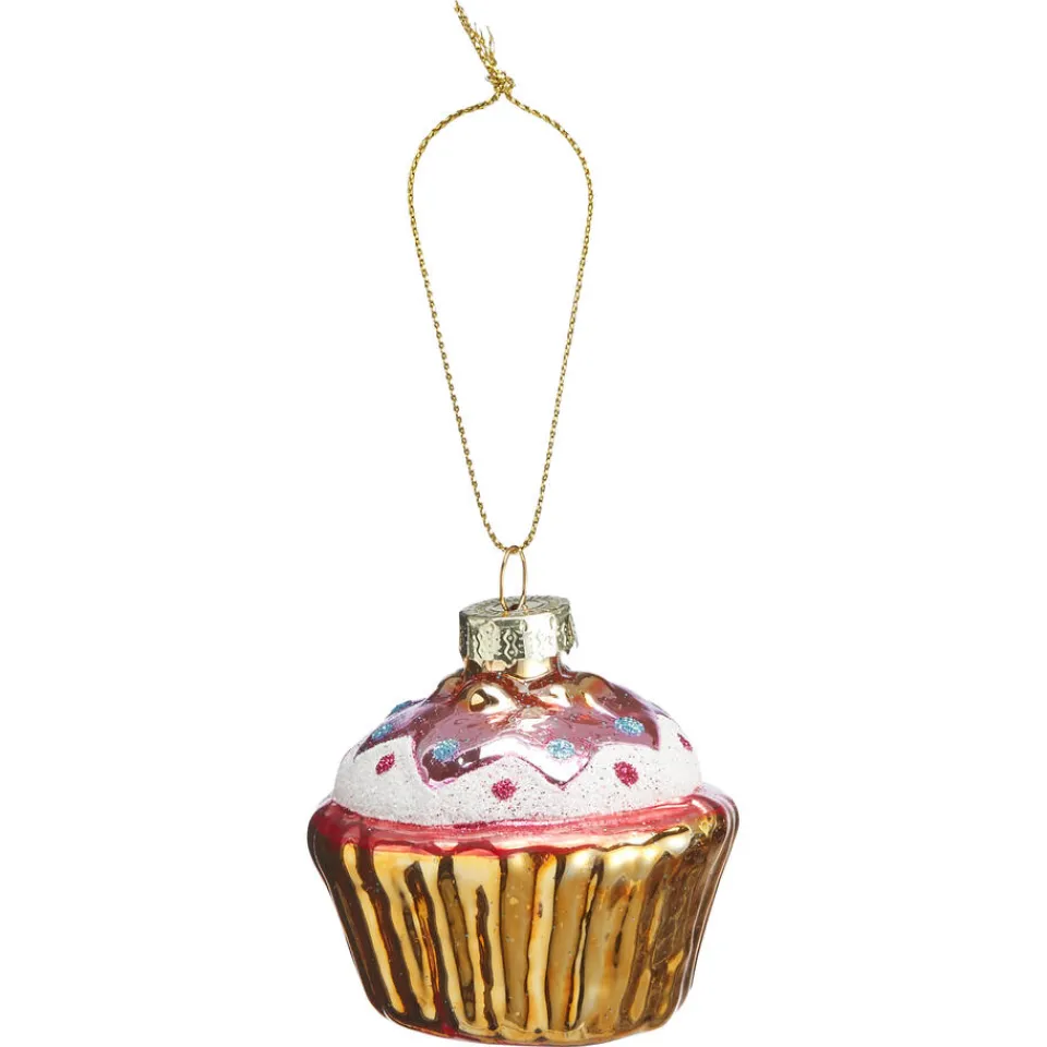 Kwantum Kerstballen & Kerstornamenten|Ornament Cupcake Roze