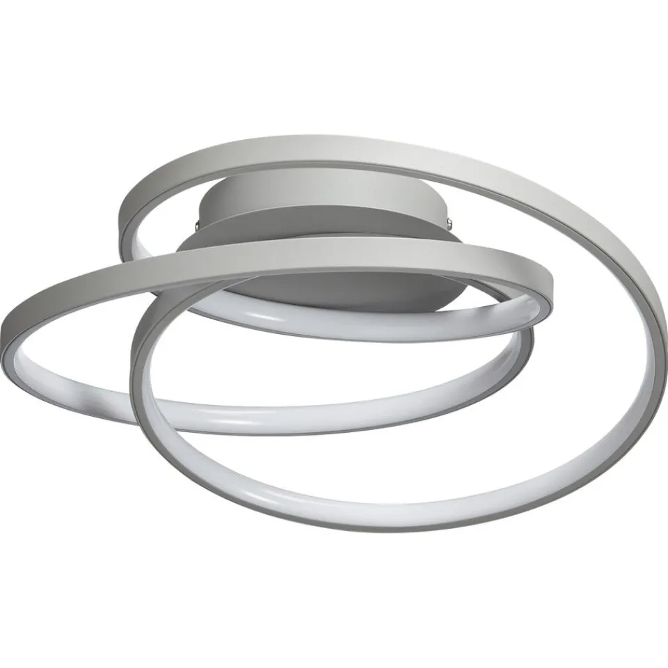 Kwantum Plafondlampen|Plafondlamp Denn LED Grijs