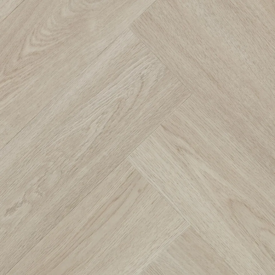 Kwantum Visgraat Pvc|Plak Pvc-Vloeren|Plak PVC Ayers Beige Eiken Visgraat