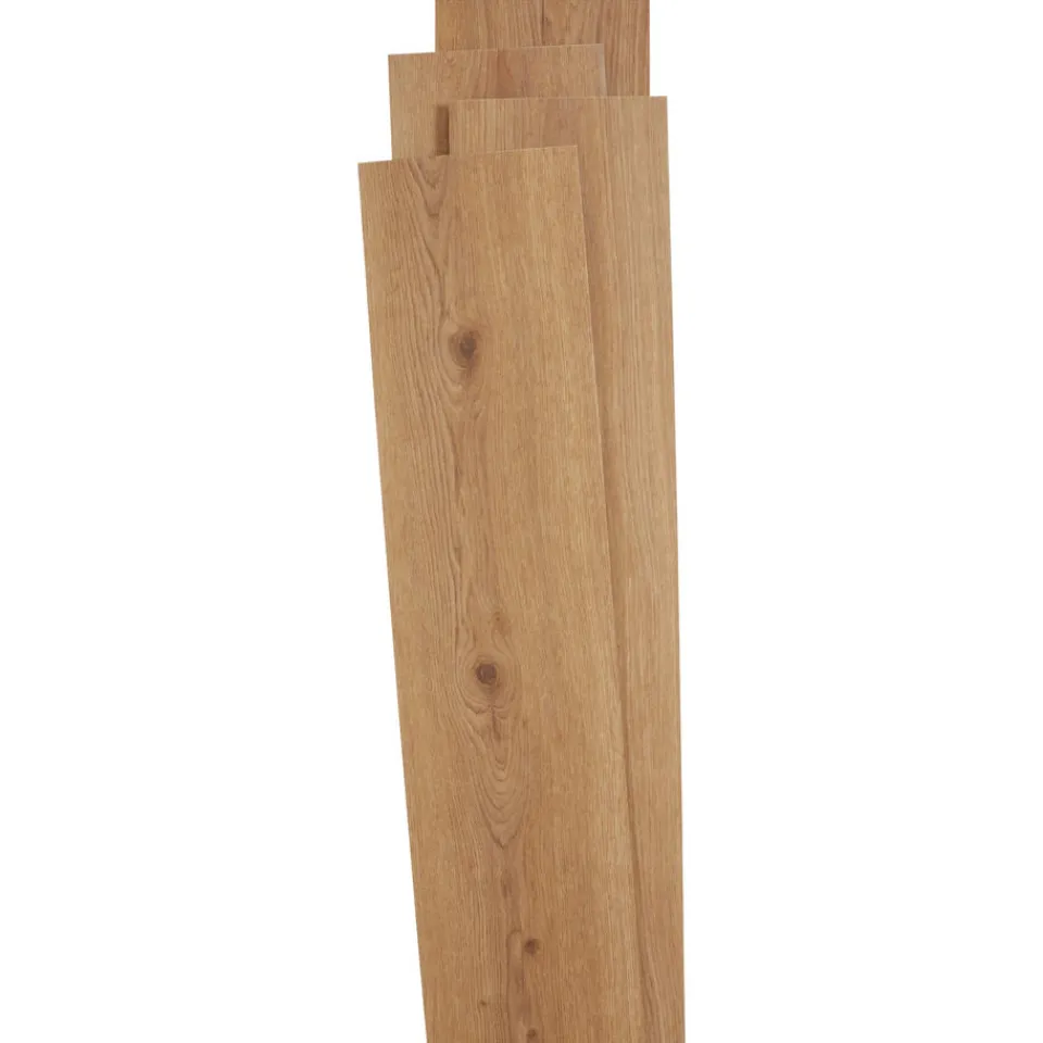 Kwantum Plak Pvc-Vloeren|Plak PVC Houston Bruin Eiken