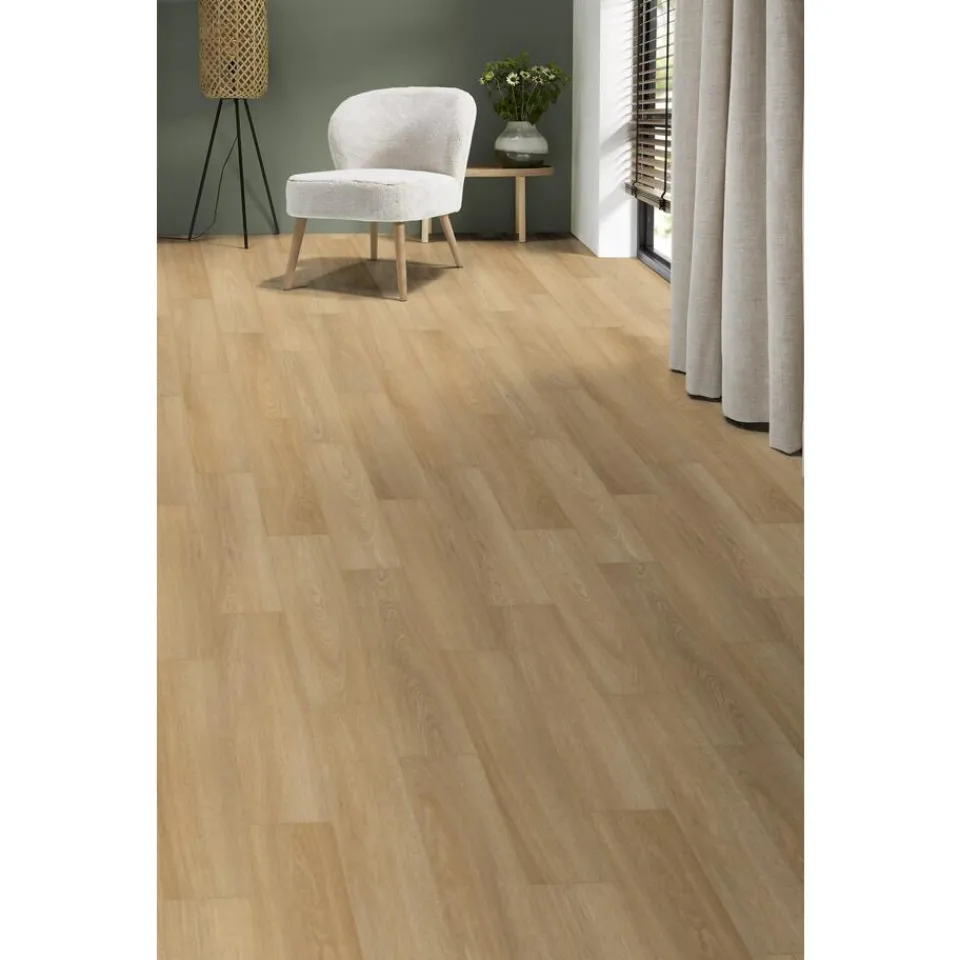 Kwantum Visgraat Pvc|Plak Pvc-Vloeren|Plak PVC Linton Naturel Eiken Visgraat