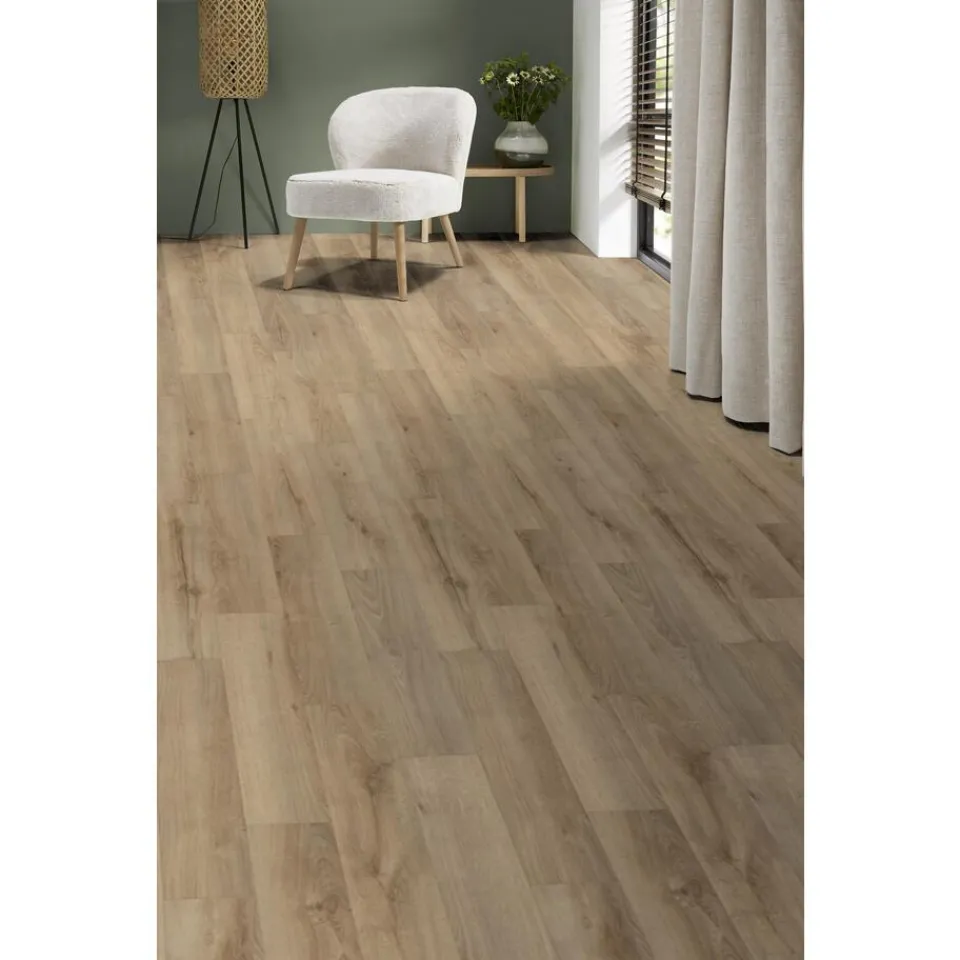 Kwantum Visgraat Pvc|Plak Pvc-Vloeren|Plak PVC Plano Naturel Eiken Visgraat