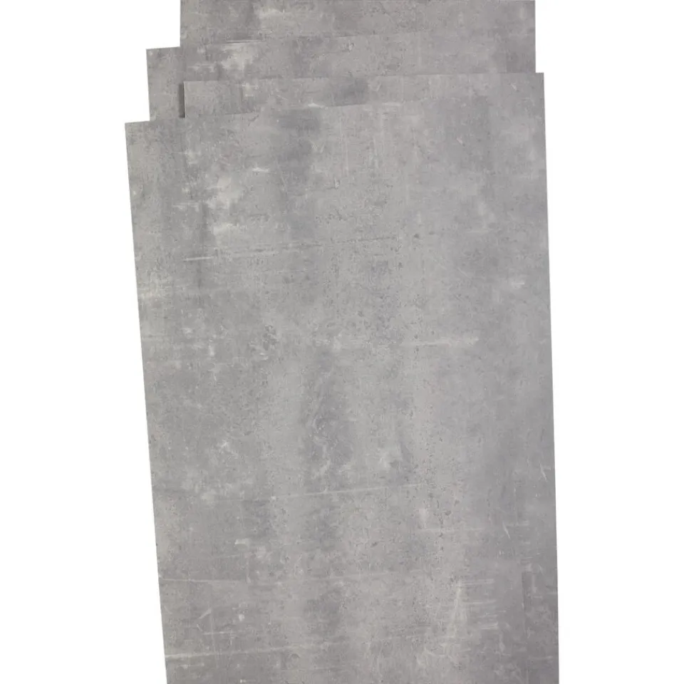 Kwantum Tegellook Pvc Vloeren|Plak Pvc-Vloeren|Plak PVC Riverton Grijs Tegel XL Plank