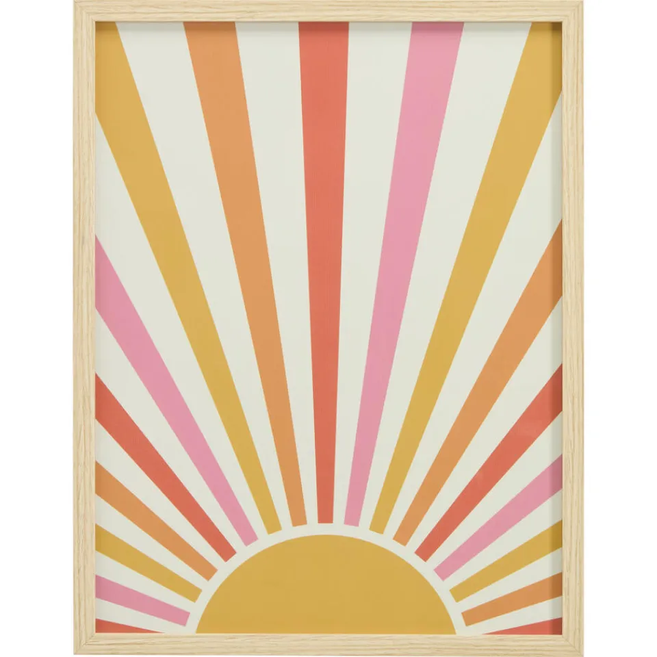 Kwantum Wanddecoratie|Poster Zon Oranje