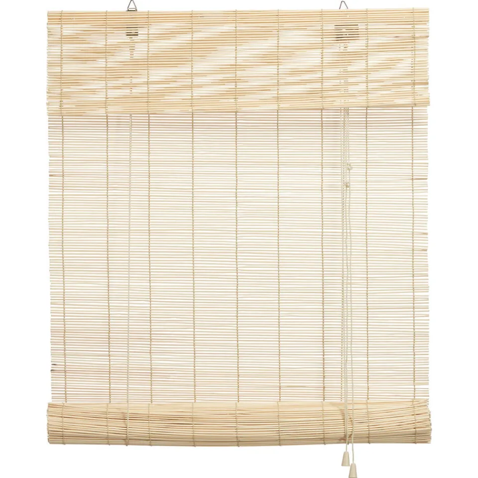 Kwantum Rolgordijnen|Rolgordijn Bamboe Naturel 90x160 Cm