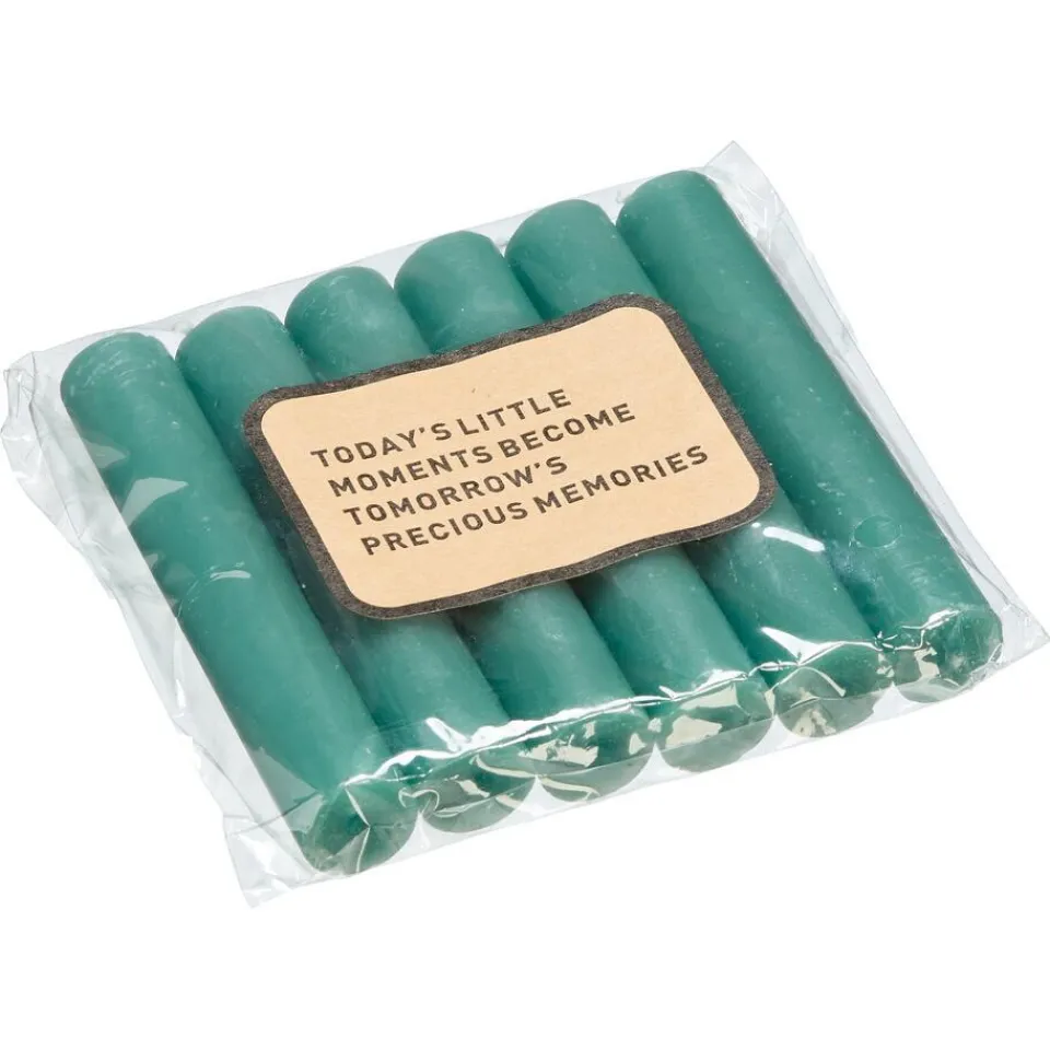 Kwantum Kaarsen & Theelichten|Kaarsen & Theelichten|S/6 Dinerkaars Donker