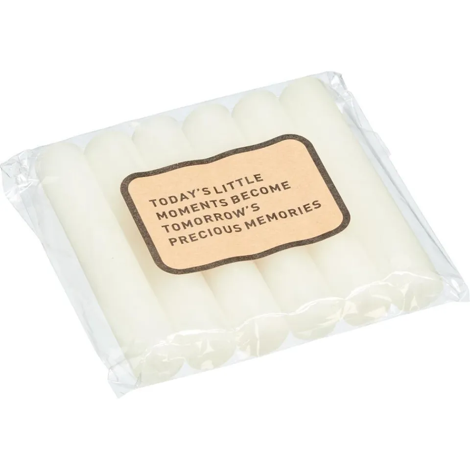 Kwantum Kaarsen & Theelichten|Kaarsen & Theelichten|S/6 Dinerkaars