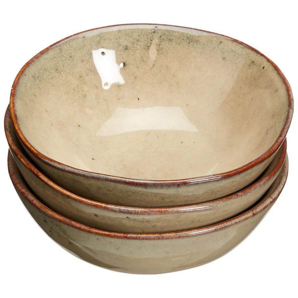 Kwantum Schalen|Schalen|Schaal Glaze Beige - D9 Cm S/3