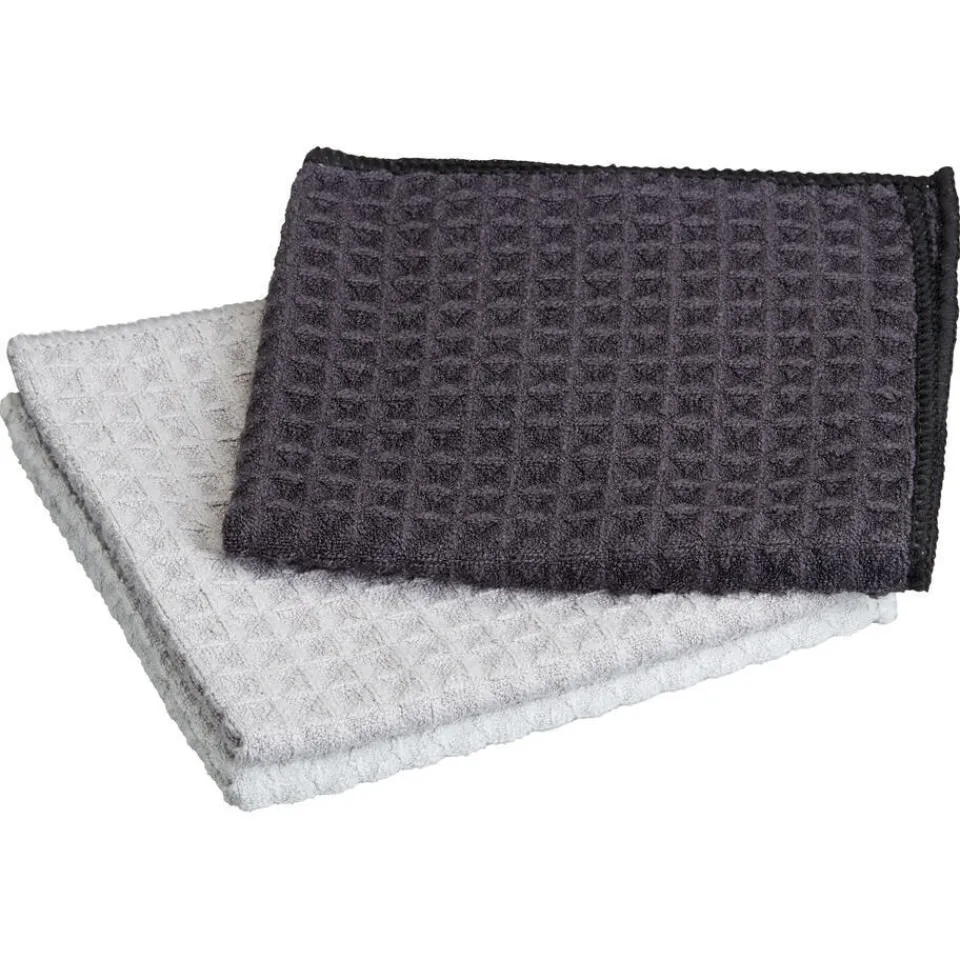 Kwantum Schoonmaken|Schoonmaakdoek /Grijs - 3 Stuks