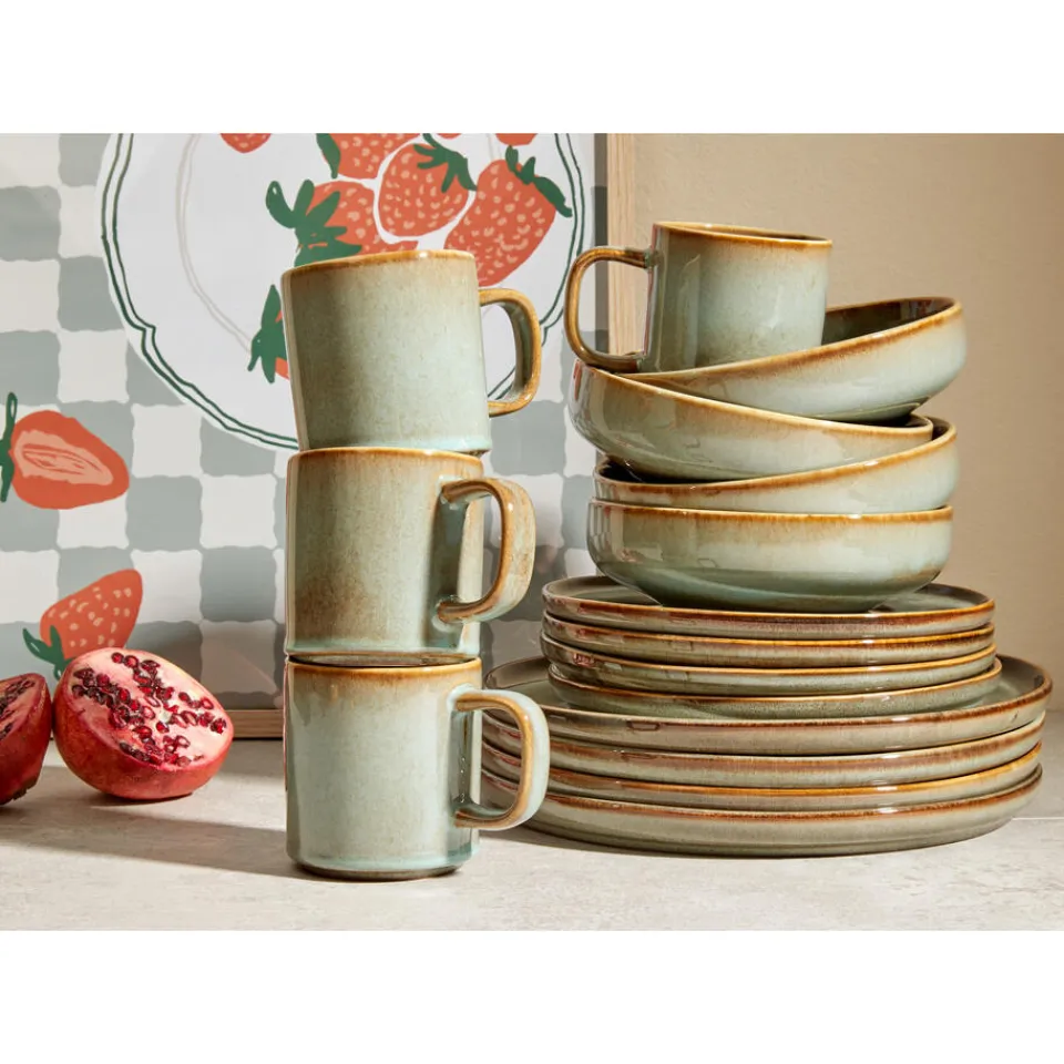 Kwantum Kerstservies|Serviessets|Serviesset 16-Delig Glazuur