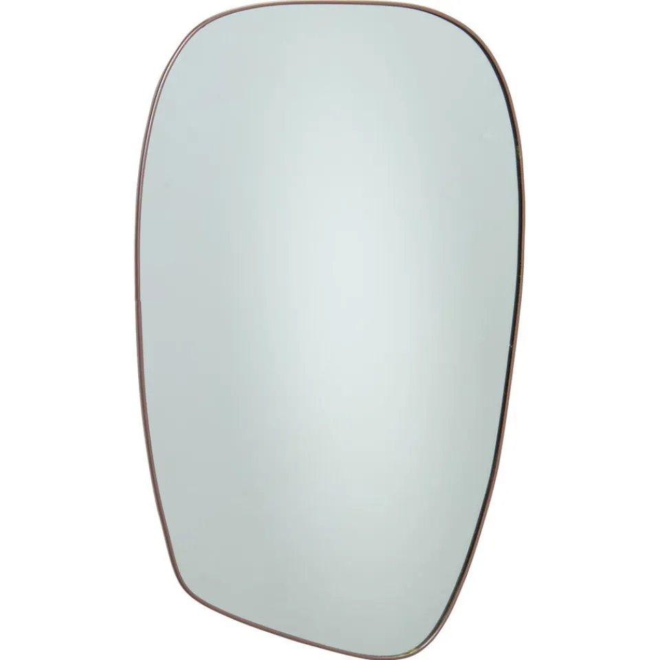 Kwantum Spiegels|Spiegel Mura Retro Bruin - 35x22 Cm