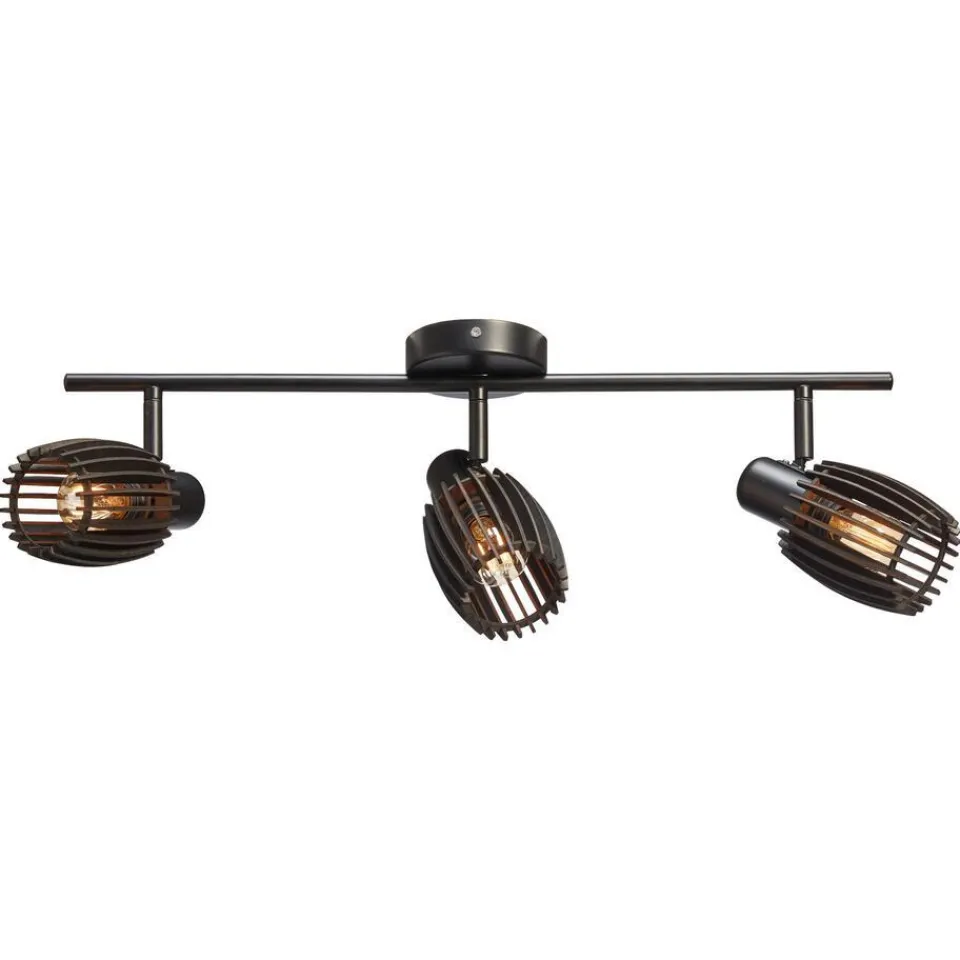 Kwantum Spots|Spot Apulu Zwart 3-lichts