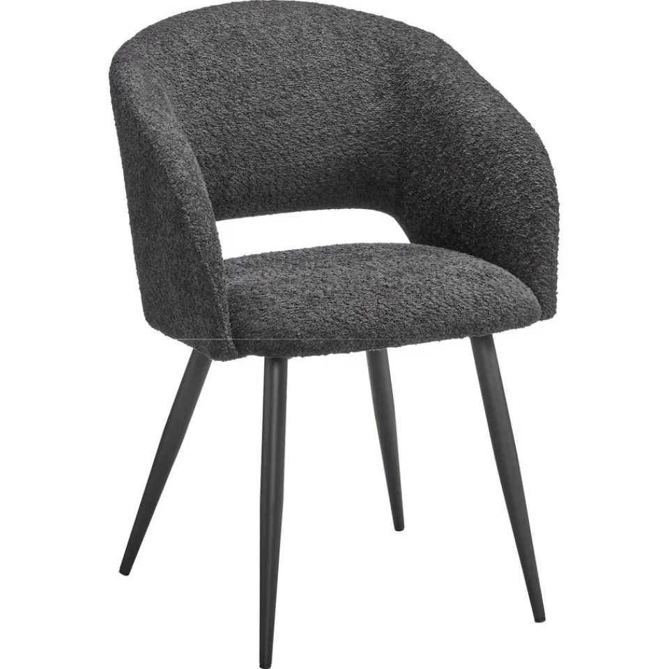 Kwantum Eetkamerstoelen|Stoel Antony Zwart