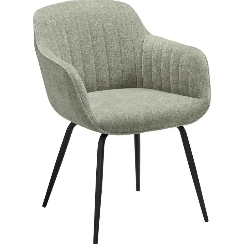 Kwantum Eetkamerstoelen|Stoel Como Licht Groen