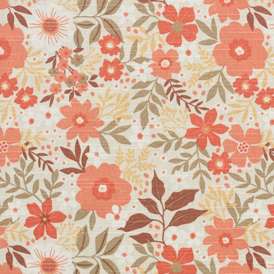 Kwantum Stoffen|Stof Claudia Rood