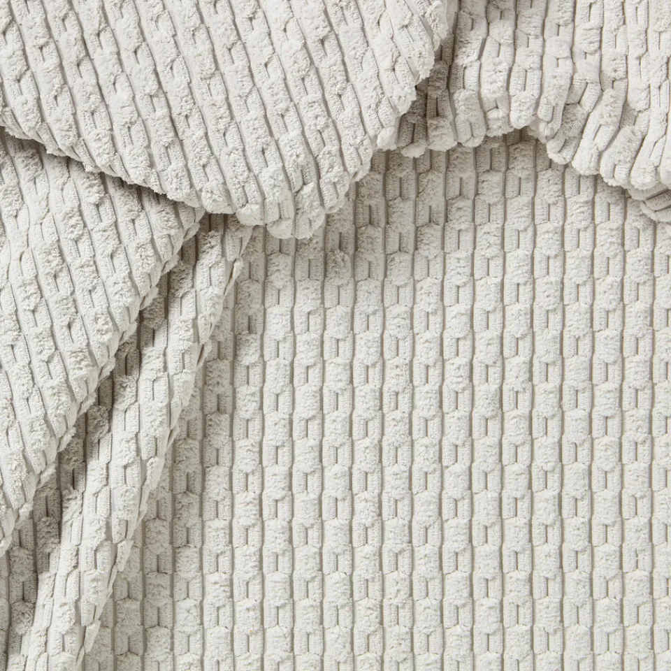 Kwantum Stoffen|Stof Malia Lichtgrijs