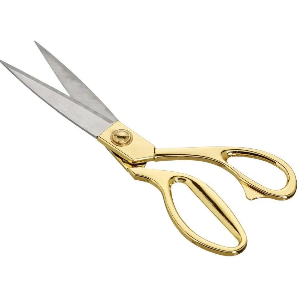 Kwantum Stoffen|Stofschaar Helga Goud Zilver