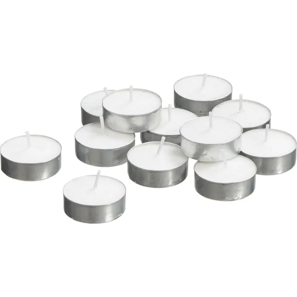 Kwantum Kaarsen & Theelichten|Kaarsen & Theelichten|Theelichten 100 Stuks Wit