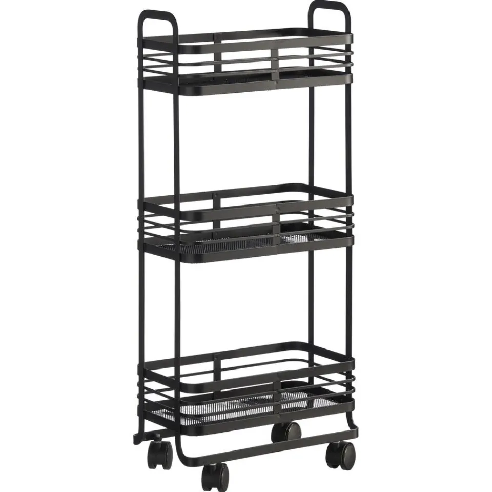 Kwantum Trolleys & Keukenrekken|Trolley Yves Zwart