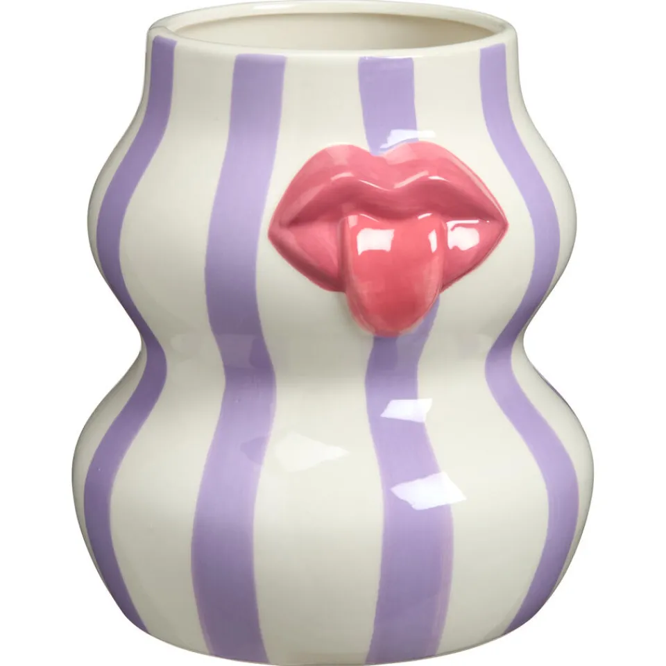 Kwantum Vazen & Potten|Vaas Lip Gestreept