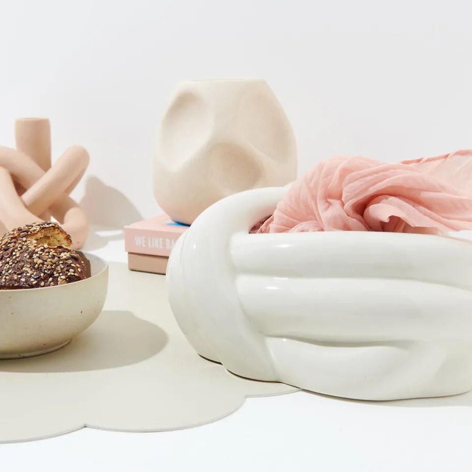 Kwantum Vazen & Potten|Vaas Pile Beige