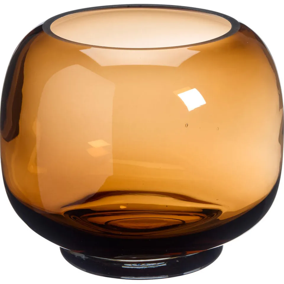 Kwantum Vazen & Potten|Vaas Rhodes Bruin ø 23 Cm