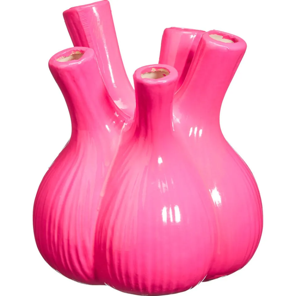 Kwantum Vazen & Potten|Vaas Tulp Fuchsia 17x20 Cm