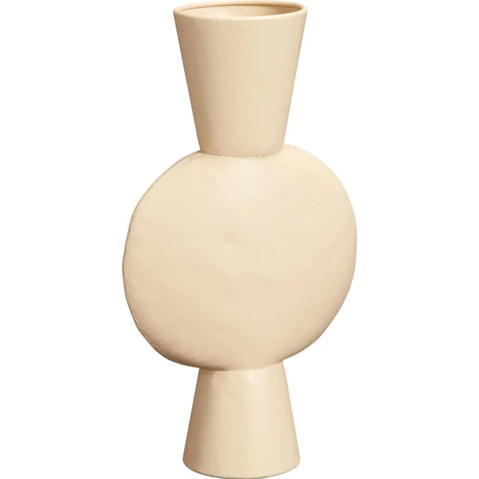 Kwantum Vazen & Potten|Vaas Uzés Beige 20x11x36 Cm