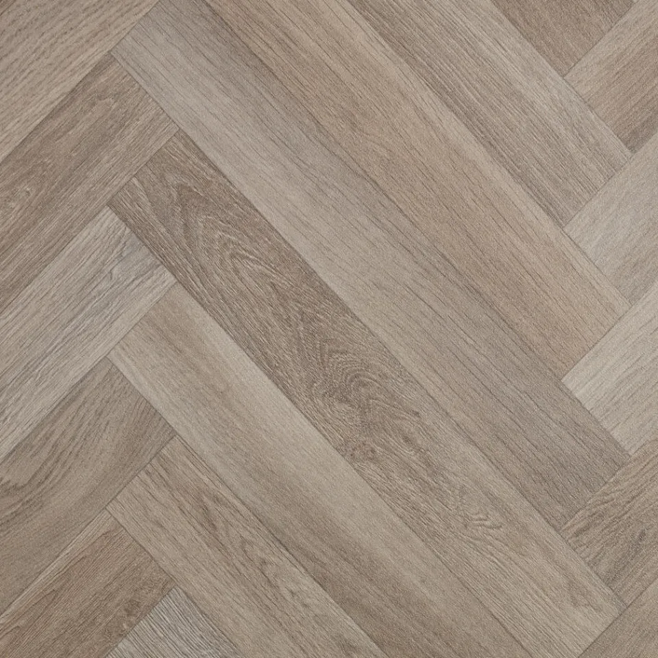 Kwantum Vinyl Vloeren|Vinyl Clarks Taupe Visgraat