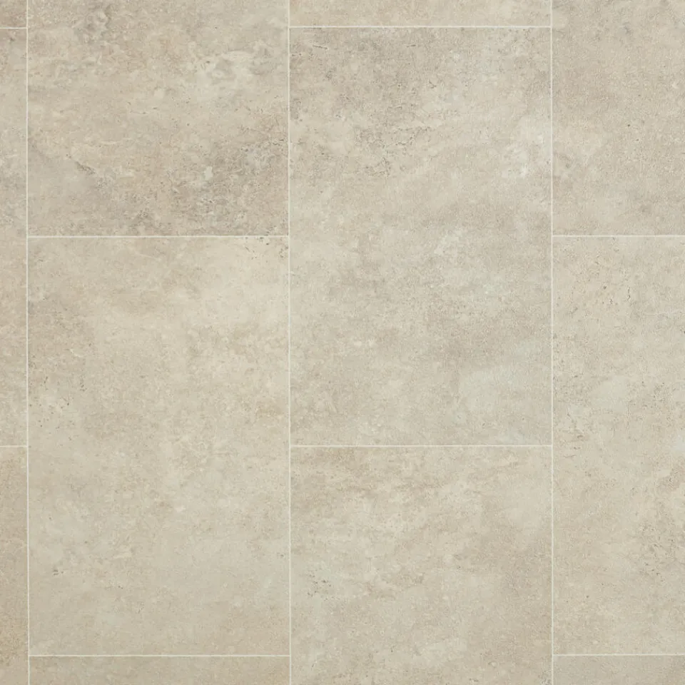 Kwantum Vinyl Vloeren|Vinyl Travis Beige Tegellook