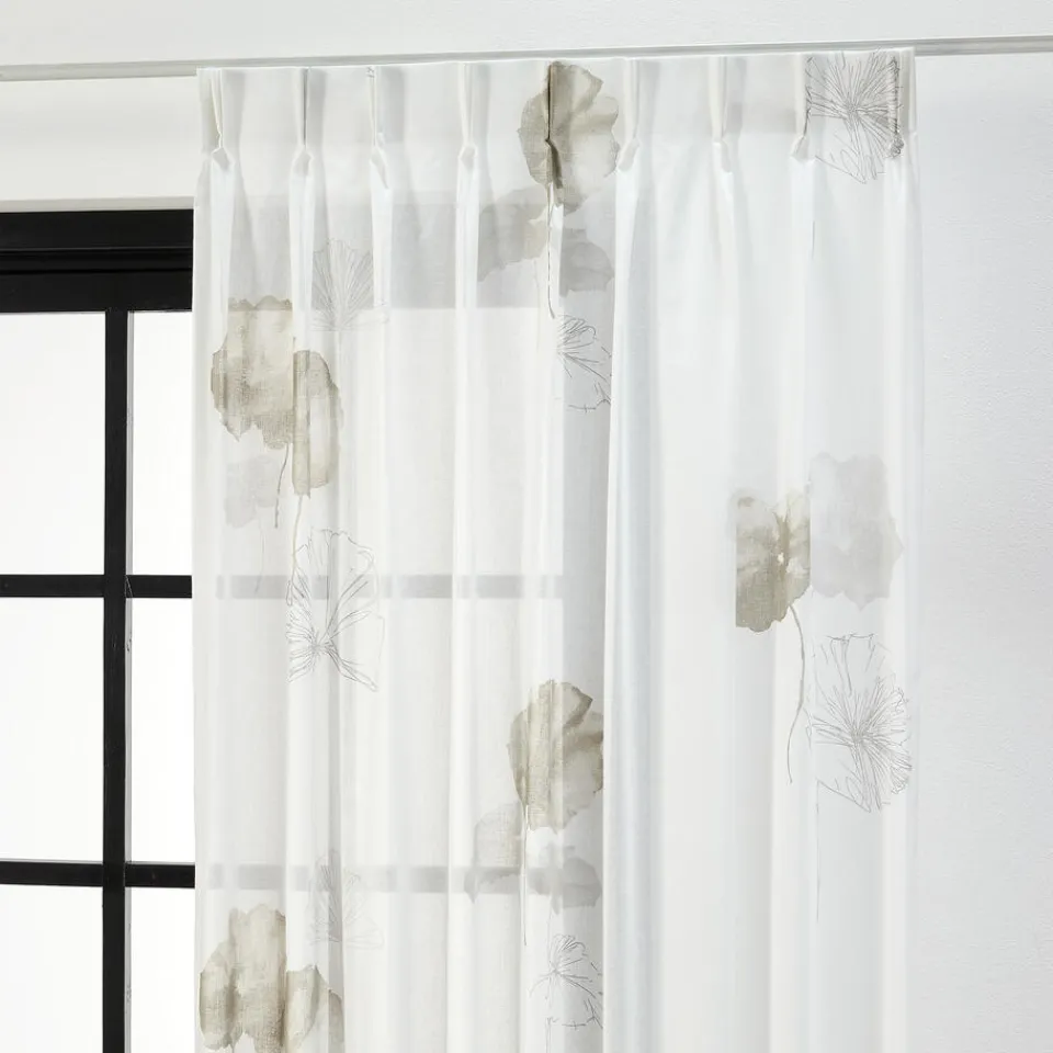 Kwantum Vouwgordijnen|Inbetweens|Vitrage Aukje Wit