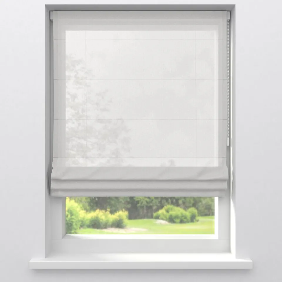 Kwantum Vouwgordijnen|Vitrages|Vitrage Bjork Wit 150 Cm