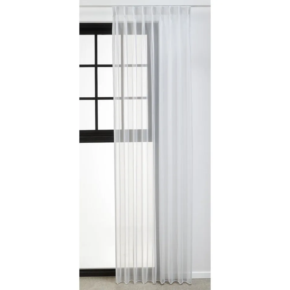 Kwantum Vouwgordijnen|Vitrages|Vitrage Vera Wit