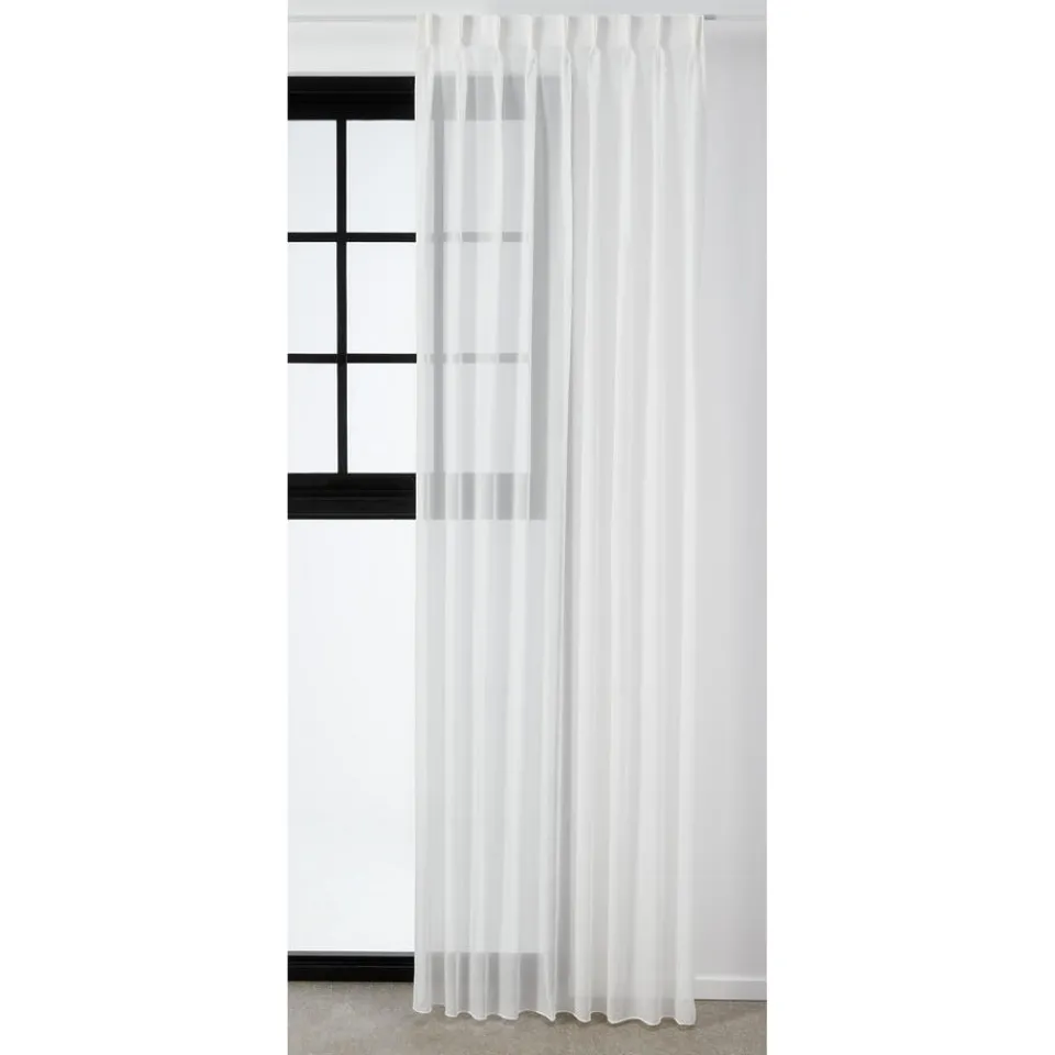 Kwantum Vouwgordijnen|Vitrages|Vitrage Vivienne Off-White