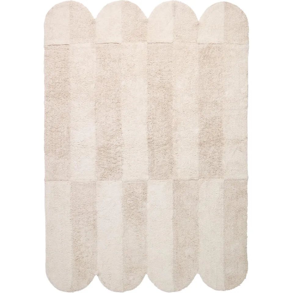 Kwantum Vloerkleden|Vloerkleden Woonkamer|Vloerkleed Boulia Wit 160x230 Cm