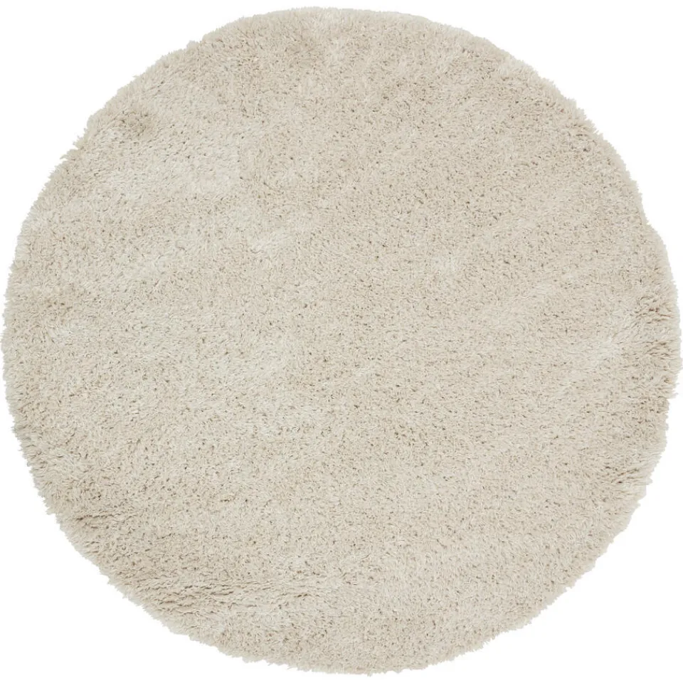 Kwantum Vloerkleden|Vloerkleden Woonkamer|Vloerkleed Cailou Wit ø 180 Cm