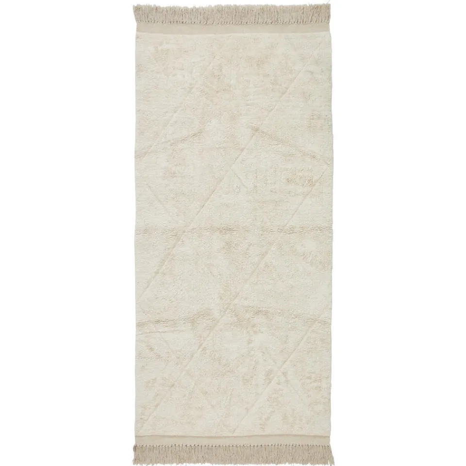 Kwantum Vloerkleden|Vloerkleden Woonkamer|Vloerkleed Tiwi Wit 80x180 Cm