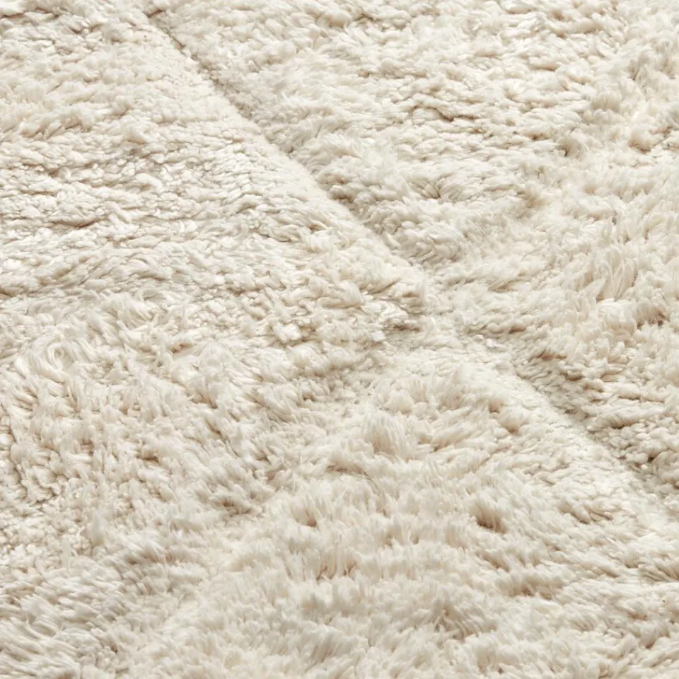 Kwantum Vloerkleden|Vloerkleden Woonkamer|Vloerkleed Tiwi Wit 80x180 Cm