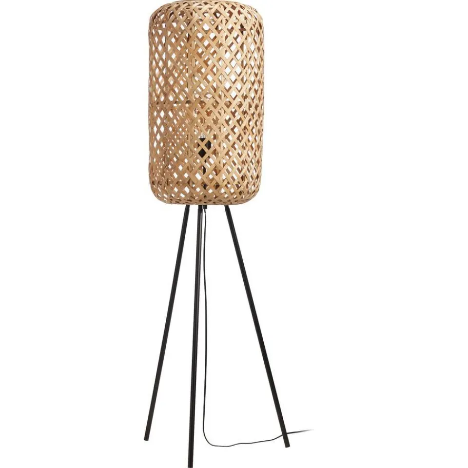 Kwantum Vloerlampen|Vloerlamp Aphrodite Zwart Naturel