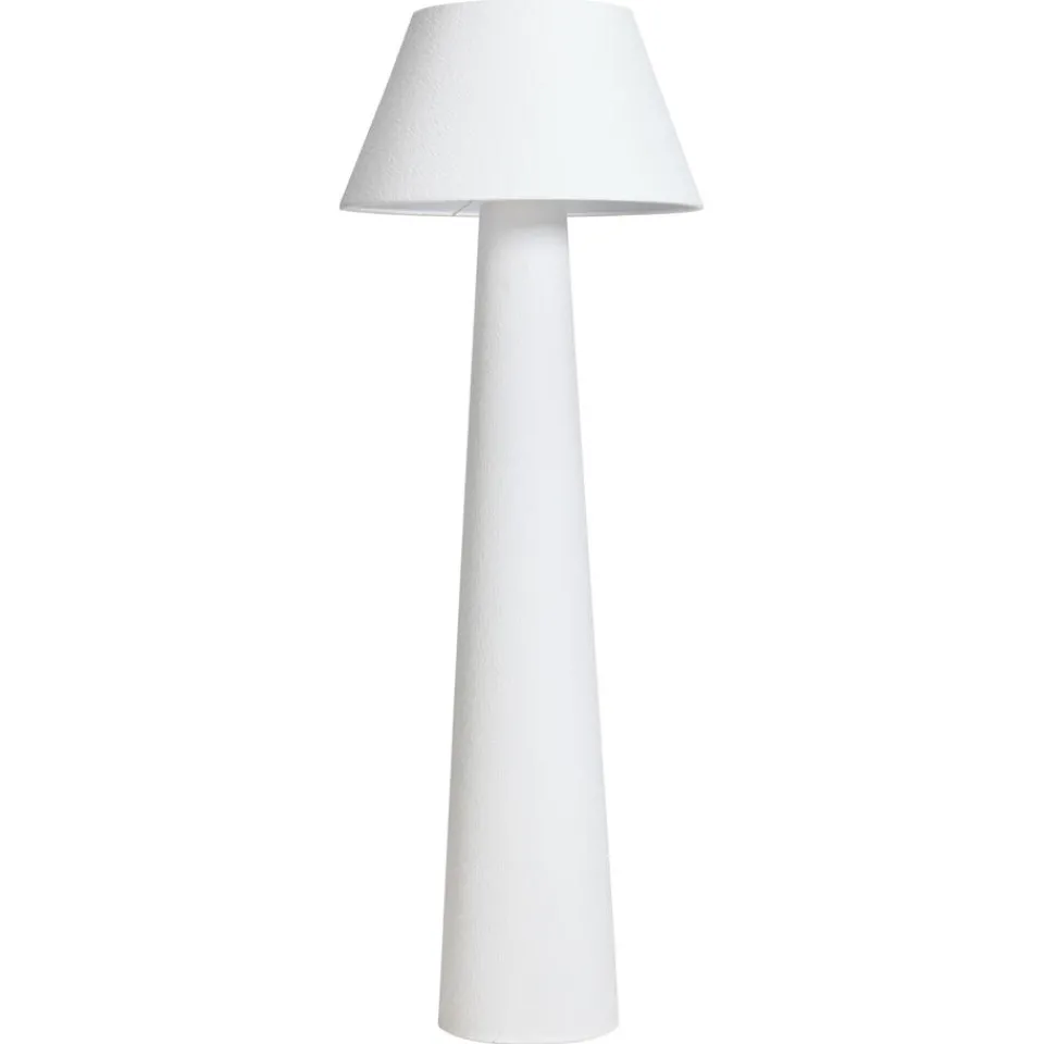 Kwantum Vloerlampen|Vloerlamp Pandia Bouclé Off-White