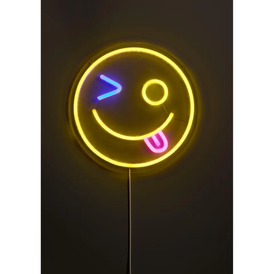 Kwantum Wandlampen|Wandlamp Smiley Neon