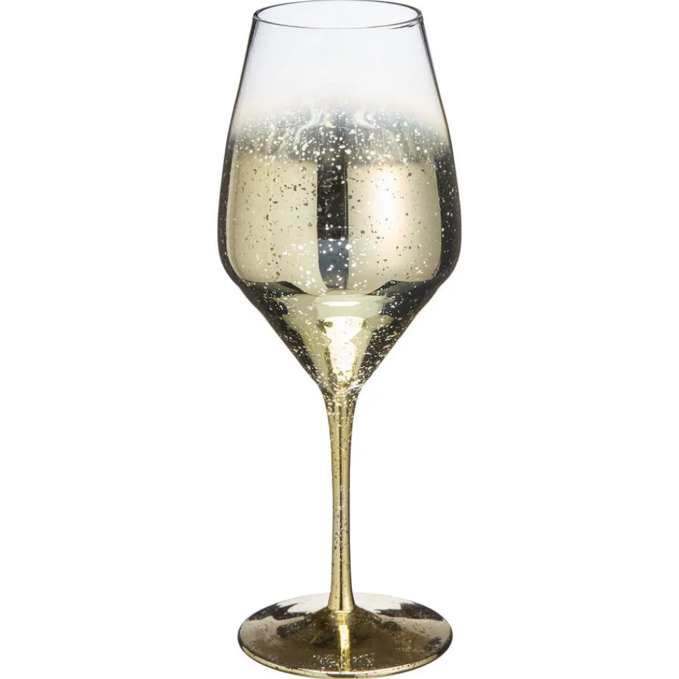 Kwantum Kerstservies|Glazen|Wijnglas Shine Goud - 510 Ml